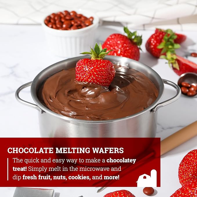 Hoosier Hill Farm Chocolate Melting Wafers, 2LB (Pack of 1)