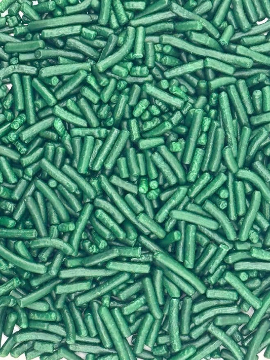 Dark Green Forest Green Sprinkles for Baking Cakes, Cupcakes, Cookie Decorations, Ice Cream and Donut Toppings Edible Decorating Baking Supplies - 4 oz package (Dark Green)