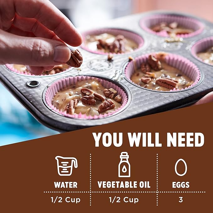 Krusteaz Chocolate Chunk Muffin Mix - No Artificial Flavors/Preservatives - 18.25 OZ Box (Pack of 12)