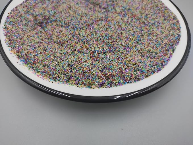 Edible 5 Ounce Fine Decorative mix Rainbow Sanding Sugar Sprinkles for Baking,Colorful Sparkling Crystals for Cakes, Cookies, Cupcakes, Ice Cream Topping and Rimming Sugar