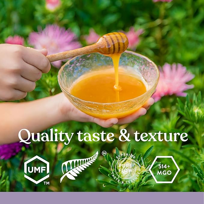 Manuka Honey UMF 15+ (MGO 512+) 100% Pure New Zealand - Certified, Raw 8.8 Ounce (250g) (Pack of 1)