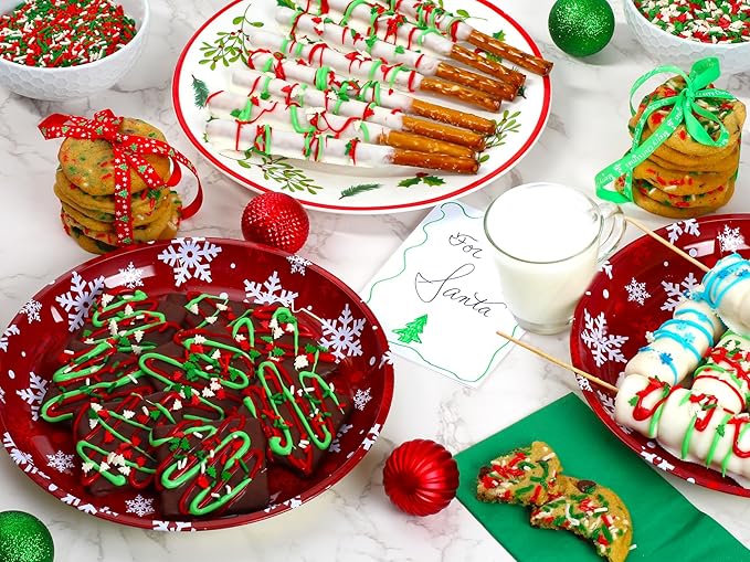 Christmas Sprinkles Bulk - 1.6 Pounds - Holiday Jimmies - Red White and Green Xmas Baking Toppings for Cookies, Cakes, Cupcakes, and More!