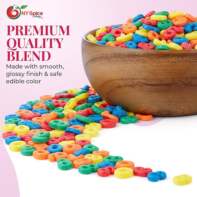 NY Spice Shop Sprinkles (5 Pound, Rainbow Number Sprinkles)
