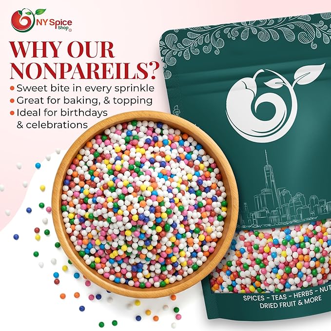 NY Spice Shop Rainbow Nonpareils 5 Pound