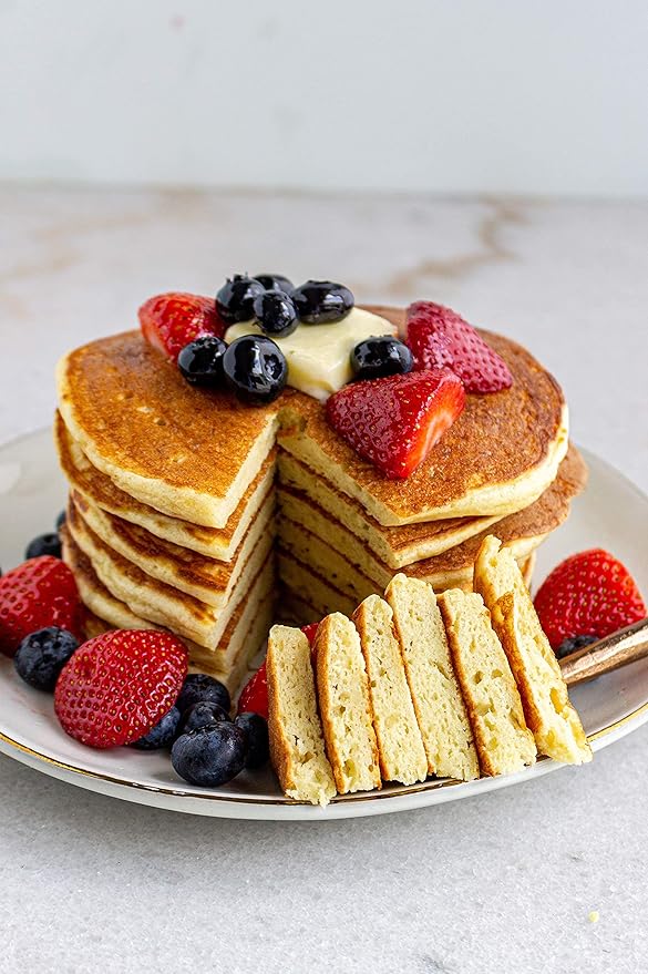 TruEats Pancake & Waffle Mix: Diabetic Friendly, Protein & Fiber Rich, Low Glycemic & Gluten Free, No Sugar Added, Vegan Friendly, Dairy Free, Plant Based, Sweetened with Monk Fruit Sweetener