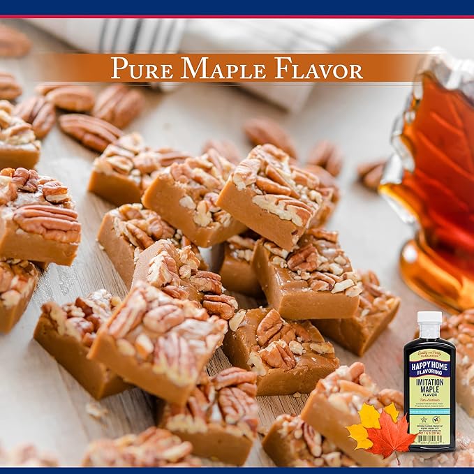 Happy Home Imitation Maple Flavoring, Non-Alcoholic, Certified Kosher, 7 oz.