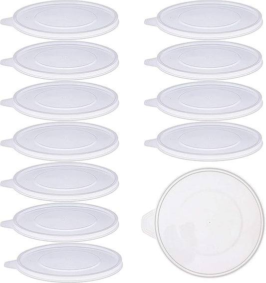 Pouring Masters 12-Pack Mixing Cup Lids for 12 Oz (350ml) Graduated Plastic Measuring Cup Lids - Storage Seal Top for Pouring Masters Automotive Paint Mixing Cups, Epoxy Resin, Art Supplies