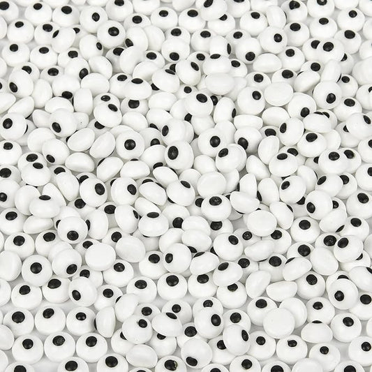 Candy Eyeballs Sprinkles 250 count Edible Eyes for Cake Decorating Cupcake, Cookies, Ice Cream Topper Cake Sprinkles Baking, Perfect For halloween Party, Christmas, New Year’S Eve (10mm Eyeballs)