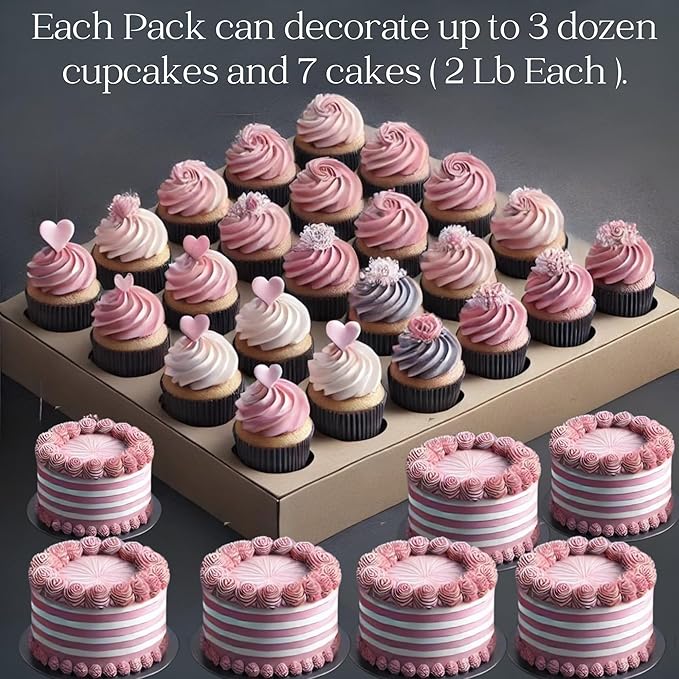Confect Easter Sprinkles Edible | Assorted pack of 5 White, Pink and Gold Pearls, vermicelli , Easter Bunny & Stars I Cookies, Desserts & cupcake Decorating | Edible Sprinkles Mix for Baking & Cake