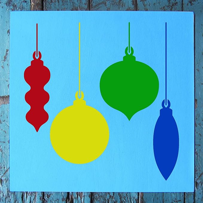 Stencil1 Ultimate Winter Holiday 16 Pack Set Stencil – Reusable Winter Christmas Template for DIY Crafts, Holiday Decor, Painting on Wood, Fabric, Cards & More - 8.5" x 11"