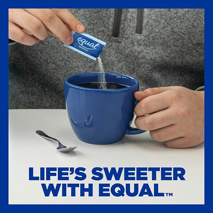 EQUAL 0 Calorie Sweetener, Aspartame and Acesulfame-K Sweetener Packets, Zero Calorie Sugar Alternative, Erythritol Free, 800 Ct (Pack of 1)