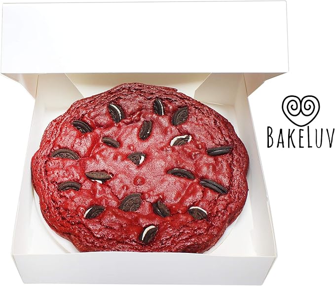 BAKELUV Pie Boxes 10x10x2.5 Inch | White / 12 pcs/Auto-Popup | Bakery/Pastry/Treats/Cookies/Cheesecake/Cake/Muffins/Donuts