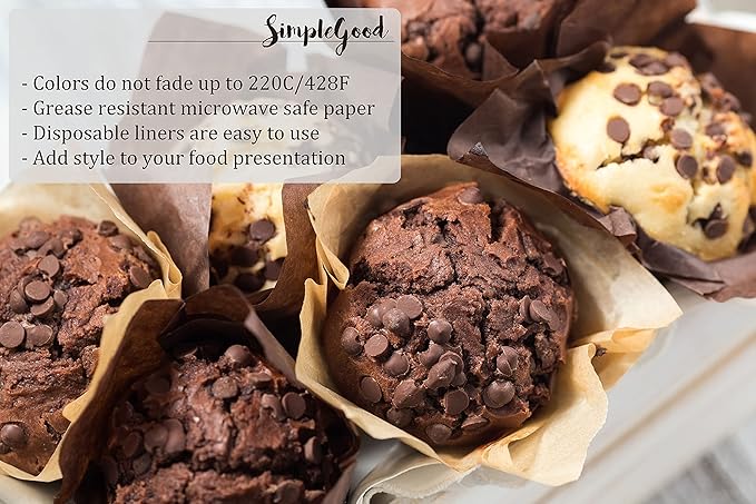 1000pcs Red Check Medium Size Tulip Baking Cups Cupcake Liners Muffin Liners Greaseproof Paper 1000