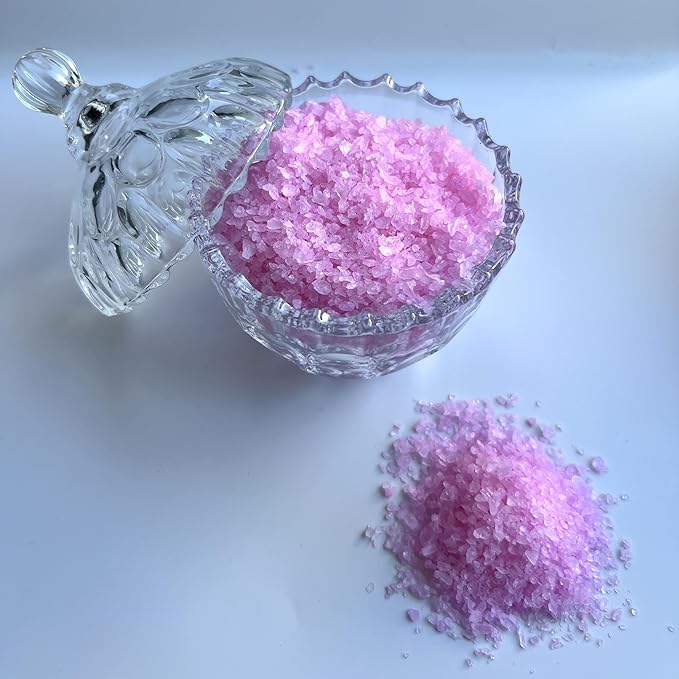 SweetGlob Classic Decorating Sprinkles, Sanding Sugar Crystals,for Baking, Celebration Cakes, Cupcakes, Cookies and Ice Cream (2 Pound, Pink Cherry)