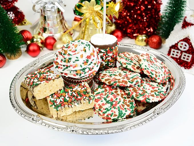 Mystic Sprinkles Christmas Holiday Sprinkle Mixes (Catch Me If You Can! Sprinkle Mix 3.3oz)