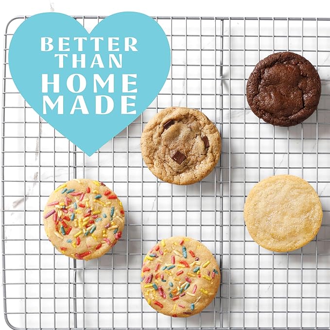 My Better Batch, Try Them ALL: Chocolate Chip, Double Chocolate, Sugar, Celebration Cookie Mix Variety Pack, Simple Cookie Recipe, Makes 64 Large Cookies, Non GMO, Kosher, 16oz (Pack of 4)