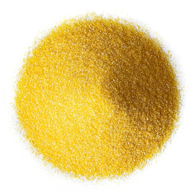 Food to Live Organic Yellow Polenta, 6 Pounds - Non-GMO Yellow Corn Grits, Ground Cornmeal, Quick Cooking, Vegan, Kosher, Bulk, For Hot Cereal and Porridge. Low Sodium, Milled Maize, Corn Meal