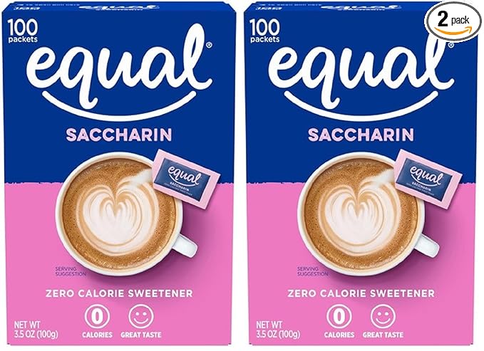 Equal Sugar Substitute Packets - 100 ct (Pack of 2)