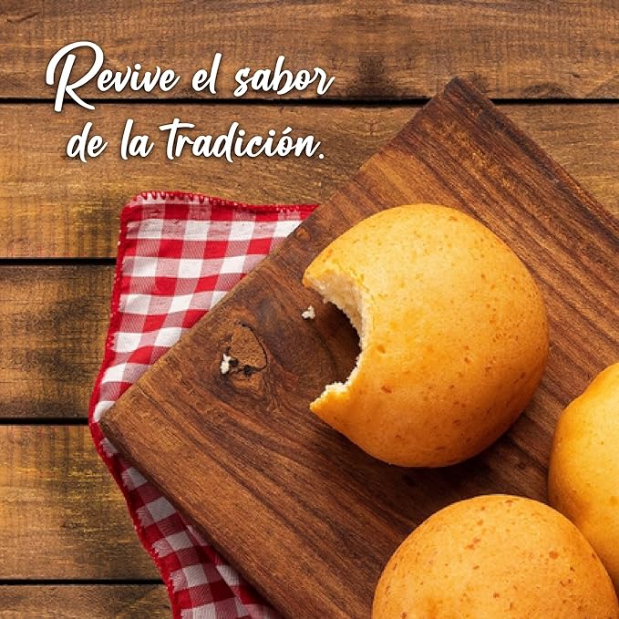 Su Sabor Latin Taste Almojábanas. Mezcla lista para preparar almojábanas colombianas. Almojábanas. Mix ready to prepare Bread. 1 Unit 300 Grams.