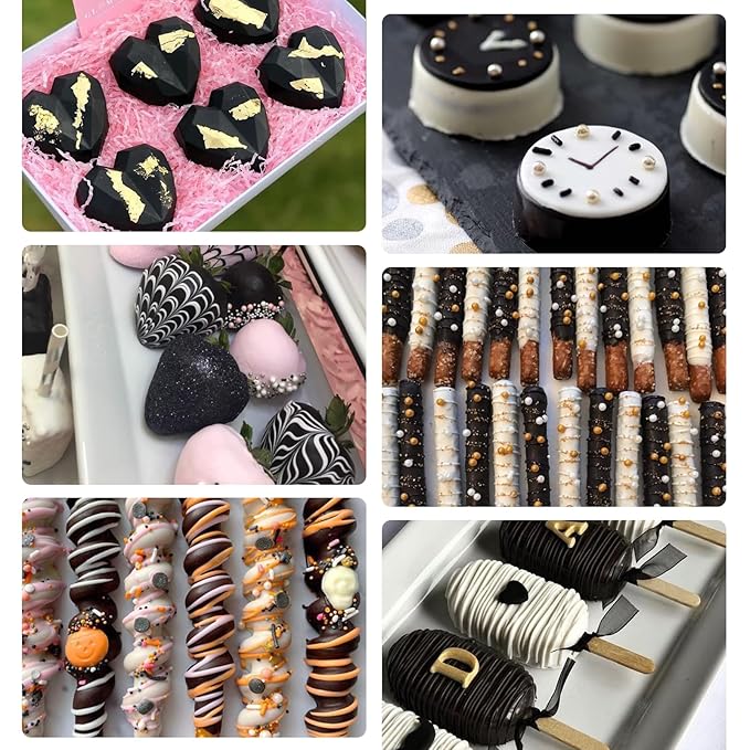 Black Oil Based Food Coloring for Chocolates Melts - 30ML Tasteless Liquid Edible Oils Food Dye Candy Cookies Decorating,Vivid Oil Food Color Baking Frosting Cake Decorations,Soap,Cosmetics