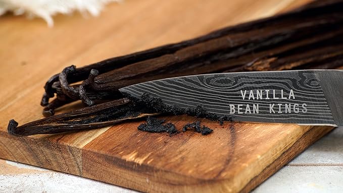 5 Organic Madagascar Vanilla Beans. Whole Grade A Vanilla Pods for Vanilla Extract and Baking