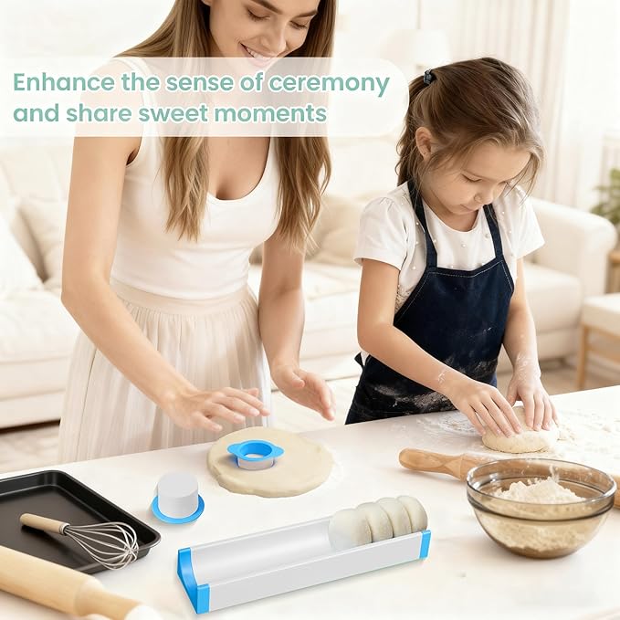 Round Cake Pop Cutter and Pusher Set : Cake Pop Kit with Tray and 100PCS Sticks - Easy to Make Homemade Cakepop Molds Shapes for Housewife, Baking Enthusiast Parties Prep
