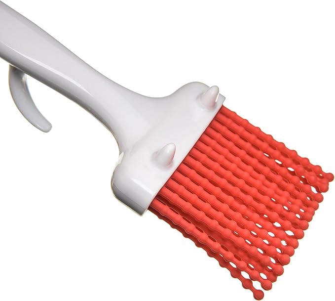 SPARTA 4040505 Silicone Basting Brush With Red Bristles, 3 Inches, Red, (Pack of 12)
