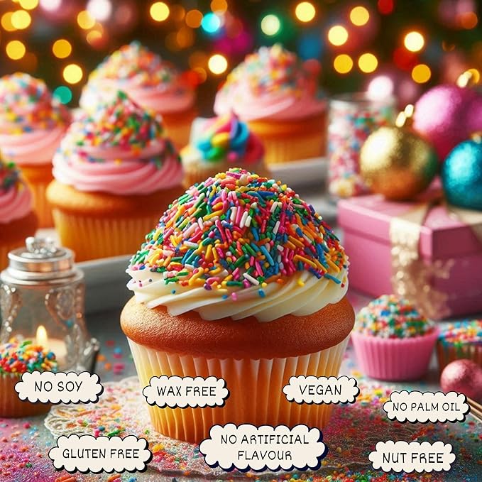 Confect Rainbow Sprinkles I Custom Blend Jimmes I Multicolor Decorative Toppings I Cake and Cupcake Decorative Topping | Vegan, Gluten-Free, Palm Oil-Free - 4.2oz (Rainbow Magic)