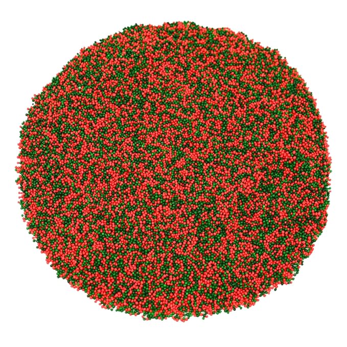 Mystic Sprinkles Christmas Holiday Sprinkle Mixes (Tis The Season Nonpareil Mix 4oz)