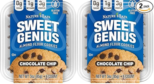 Almond Flour Cookies Chocolate Chip (Pack of 2)