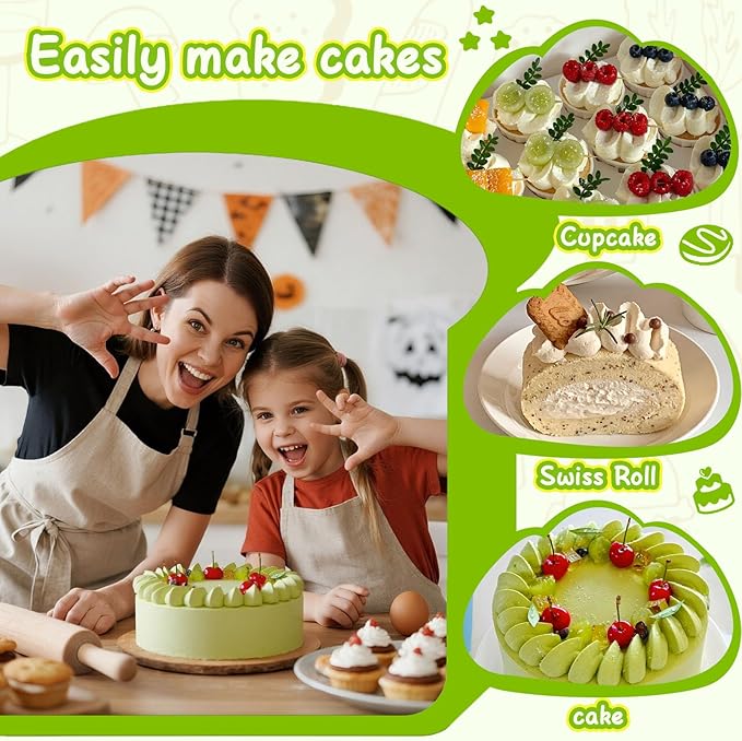 Suuker 3 Pieces V-shaped Piping Tips Set,Cake Decorating Tips, Frosting Icing Tips for Cupcakes, Cake, Cookie and Decorating（580 686 580S）