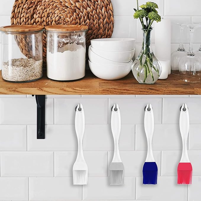 Silicone Spatulas and Basting Brushes Sets of 4 (Multi Basting)