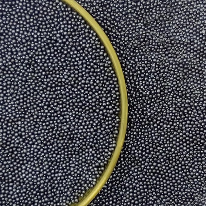Edible Black Sprinkles Candy 2mm Mini Pearls Cake Decorations Cupcake Toppers Cookie Decorating Perfect for Wedding Party Valentine Halloween Christmas Supplies 3OZ
