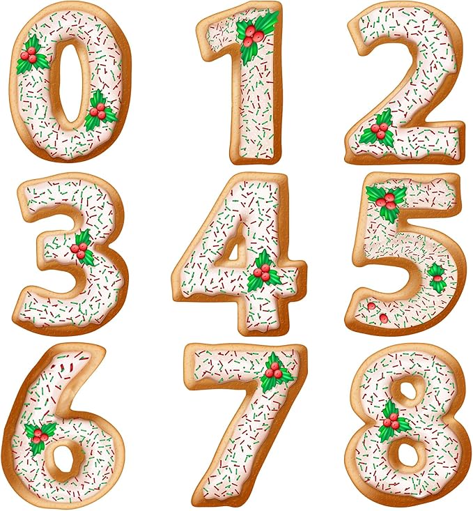 4 Inch Number Cookie Cutter Set - 9 Pcs Extra Large Xzhloym Cookie Cutters Shapes - Stainless Steel