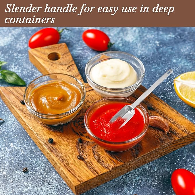 2PCS 1 Tablespoon Stainless Steel Single Measuring Spoon 15 ml Rectangular Individual Measuring Spoons (1 tbsp | 15 ML)