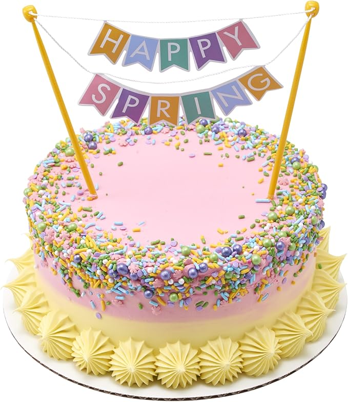 DECOPAC Bloom Sweet Bloom Deluxe Fusion Mix, 26oz, Fancy Candy Sprinkles in Handheld Container, Edible Sprinkles For Celebration Cakes, Cupcakes, Cookies and Donuts, Spring Colors
