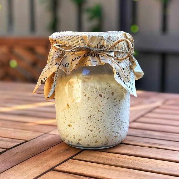 Lievito Madre Organic Sourdough Starter Sourdough Style Starter Culture | Homemade Artisan Bread | Heirloom, non-GMO | Live Culture Bread Mix *Kosher Pareve (1.7oz / 50g) By Miriam's Kitchen