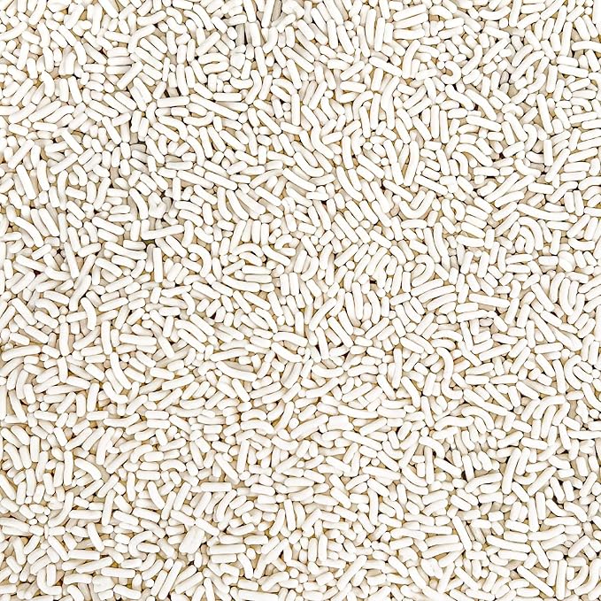 Judee's Gluten Free White Sprinkles - Gluten Free Baking & Nut Free Cake Decoration & Cupcake Sprinkles - Ice Cream Toppings & Edible Cake Decorations - 2 lb