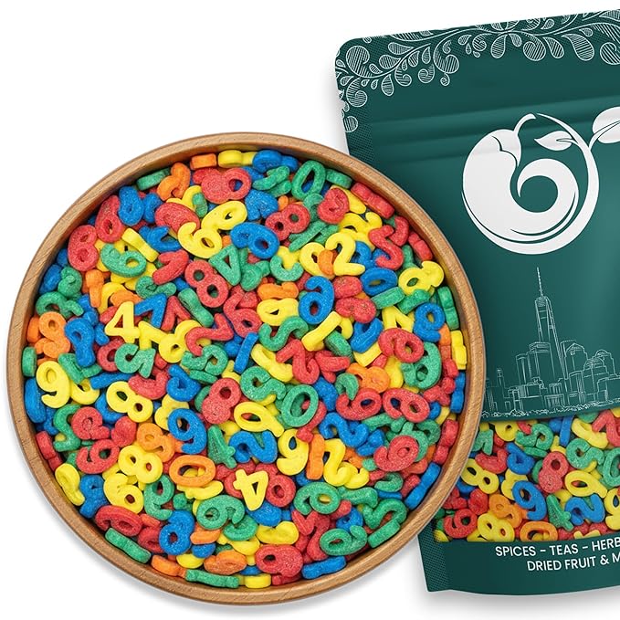 NY Spice Shop Sprinkles (1 Pound, Rainbow Number Sprinkles)