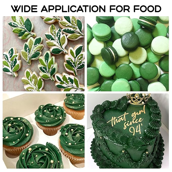 Olive Gel Food Coloring – 4.5 oz Professional Grade Concentrated Food Dye, Gel Based Coloring for Icing, Baking, Cake Decorating & Cookies