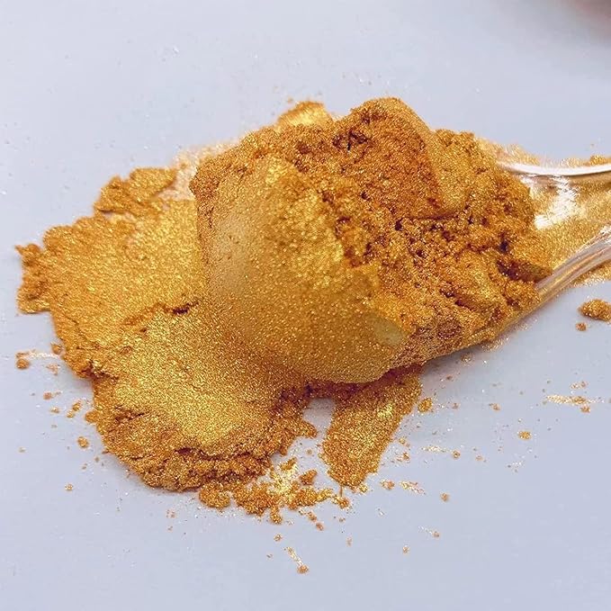 Gold Rose Gold Luster Dust Edible Glitter Drinks Set - Food Grade Cake Dust Shimmer Powdered, Vegan Edible Metallic Powder Food Coloring for Cake Decorating, Chocolates, Fondant, Paints, Kosher