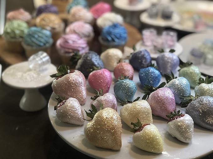 Bakell - Cranberry Tinker Dust (5g, 1x Jar) Edible Glitter for Food, Desserts, and Beverages!