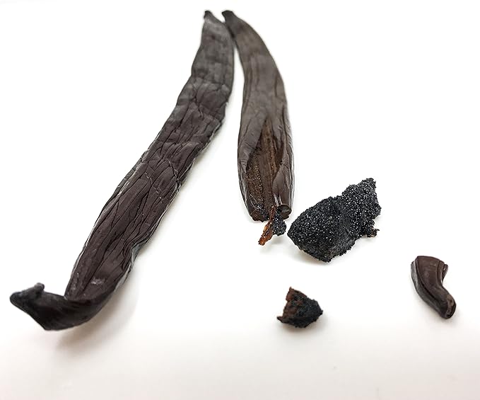Slofoodgroup - Gourmet Vanilla from Tahiti - Real Tahitian Vanilla Bean Pods - 6 Count - For Cooking, Baking, and Vanilla Extract