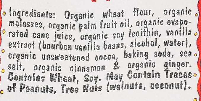 Uncle Eddie's Vegan, Organic Molasses Cookie, 12 oz