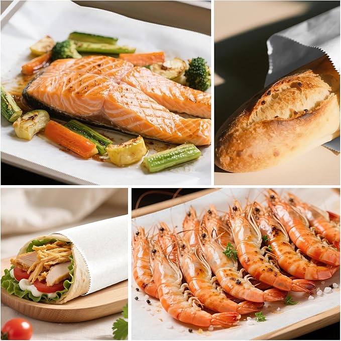 EcoDispose Precut POP UP Deli Paper Sheet Pack of 200, Interfolded Heavy Paper for Food Wrap and Serving (15" x 10-1/2", White）