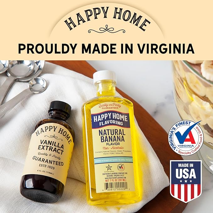 Happy Home Natural Raspberry Flavor - Certified Kosher, 4 oz.