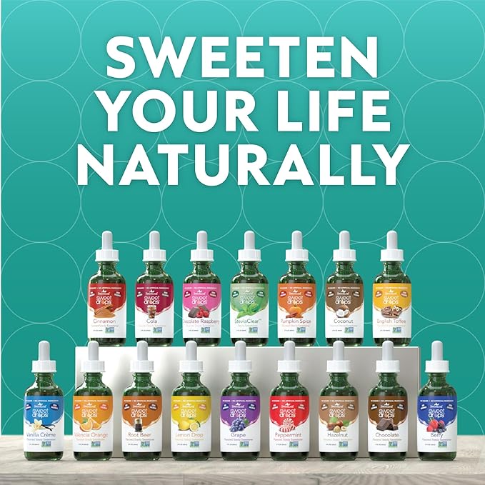 SweetLeaf Stevia Liquid Sweet Drops - Chocolate Raspberry Flavored Drops, Stevia Liquid Sweetener, Zero-Calorie, Sugar-Free Syrup Alternative for Keto Coffee, Baking, Shakes, 2 Fl Oz (Pack of 2)