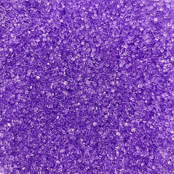 Sentovac Purple Sanding Sugar Sprinkles | Edible Purple Sprinkles for Cake Decorating | 1 Bottle 3.2oz Cookie Decorating Celebrations Wedding Shower Party Chirstmas Supplies
