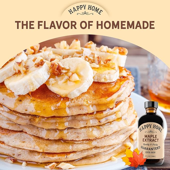 Happy Home Premium Natural Maple Flavor - Certified Kosher, 4 oz.