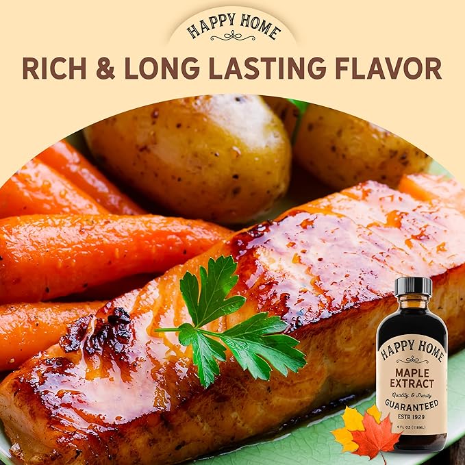 Happy Home Premium Natural Maple Flavor - Certified Kosher, 4 oz.
